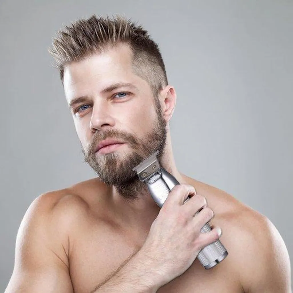 Tondeuse pour cheveux longs et kit de ciseaux de coiffure masculine