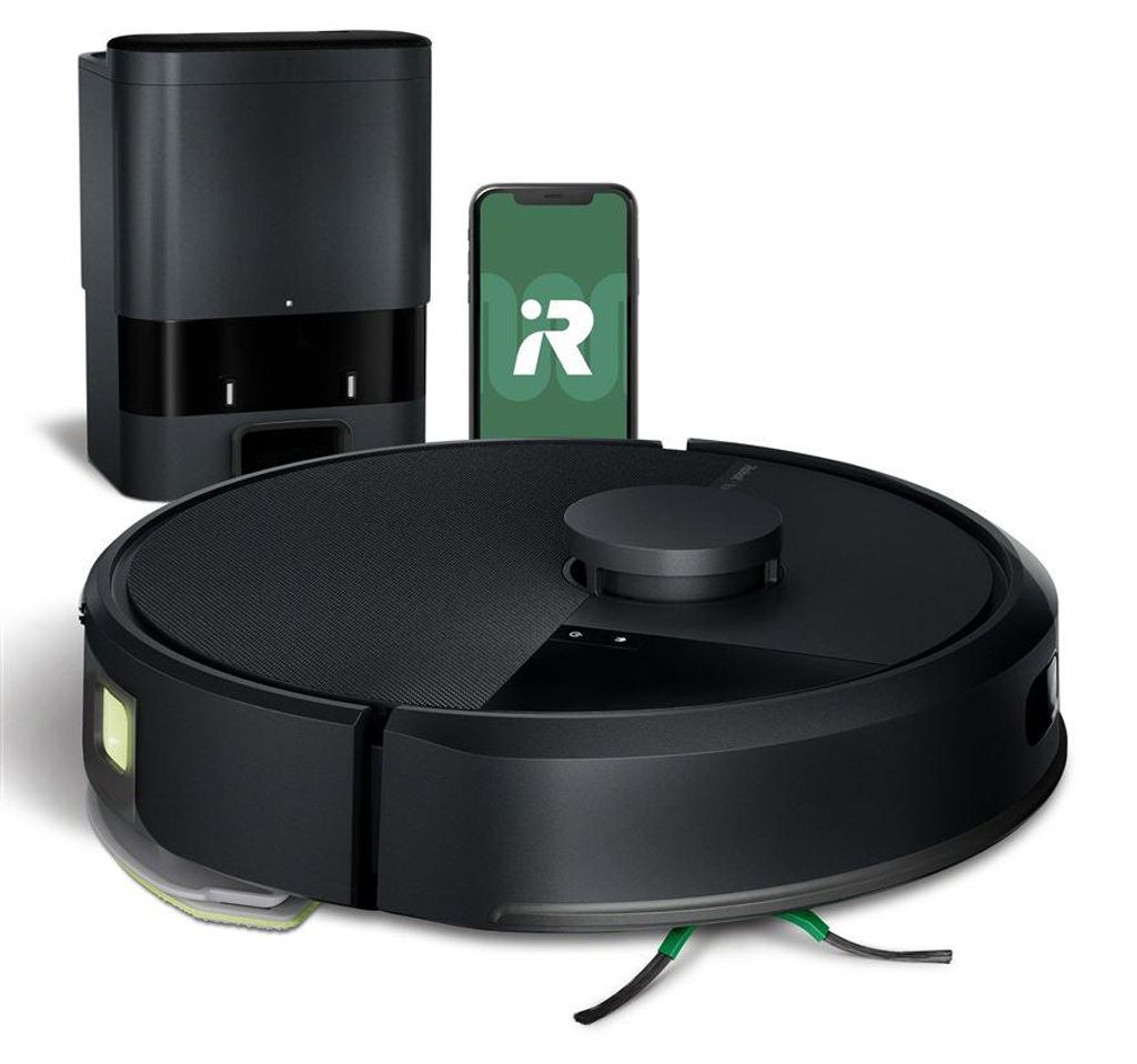 iRobot Roomba 205 Combo, Beutellos, Schwarz, Rund, 2 l, Produktbild 