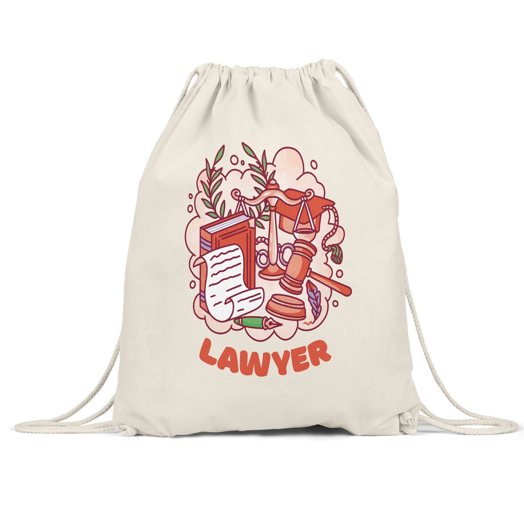 Lawyer Turnbeutel Gymsack Law Lawyer Anwalt Gericht Gesetz Paragraph Jus Jura Lernen Studium Verhandlung Gerechtigkeit