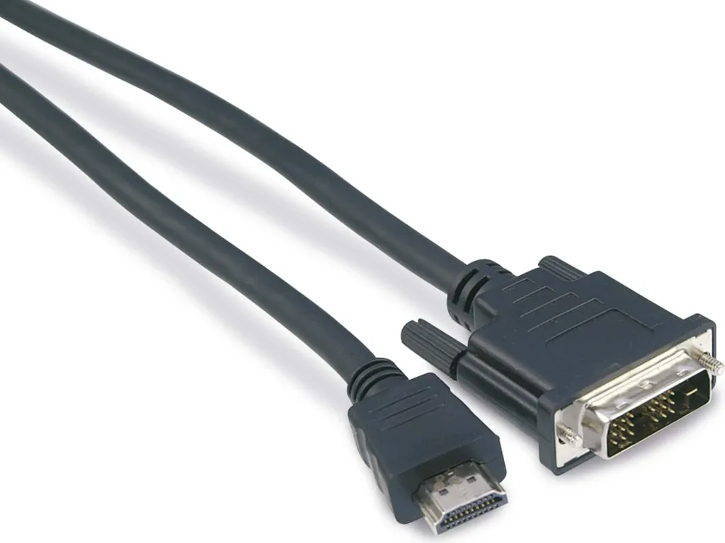 Cavo HDMI / DVI-D 24+1 da 2m - Estensione Monitor per Smart Working