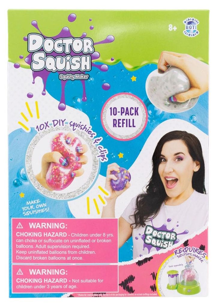 Doktor Squish - Náplň do balenia Squishy - 10 kusov Obrázok produktu 