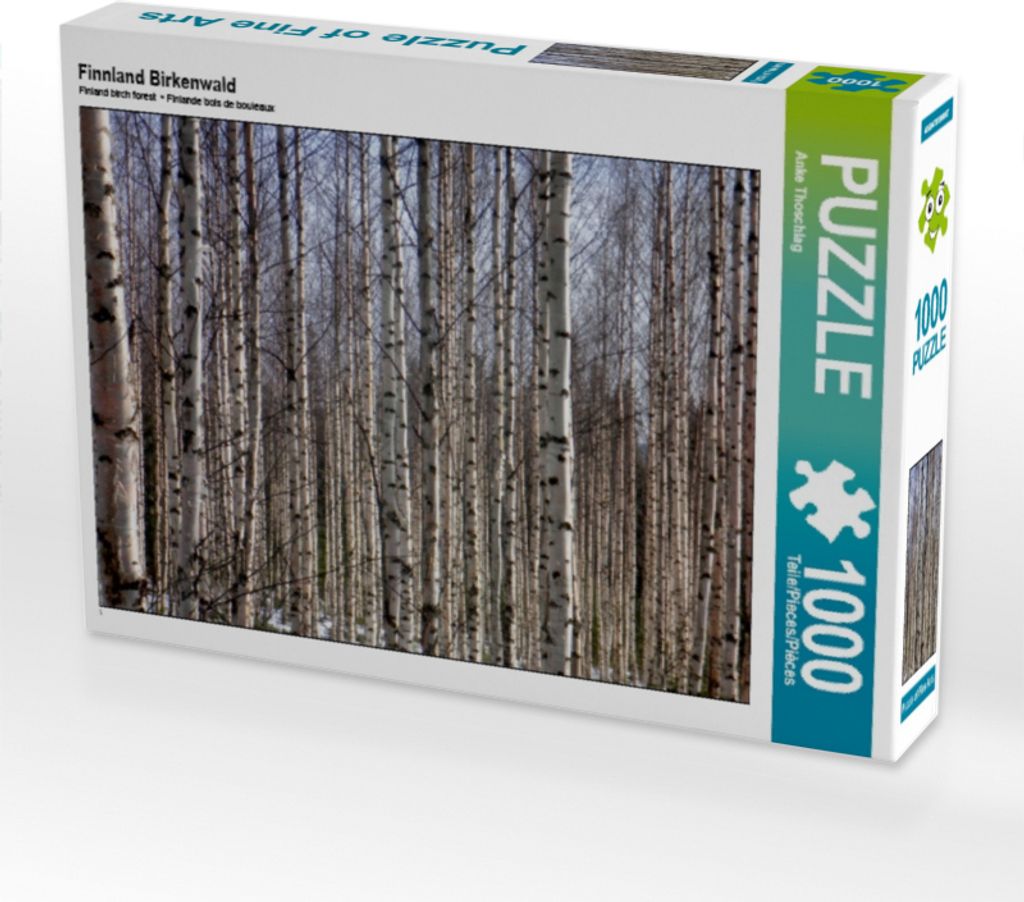 Calvendo Finnland Birkenwald 1000 Teile Puzzle quer 640x480mm, Thoschlag Anke; 7399346