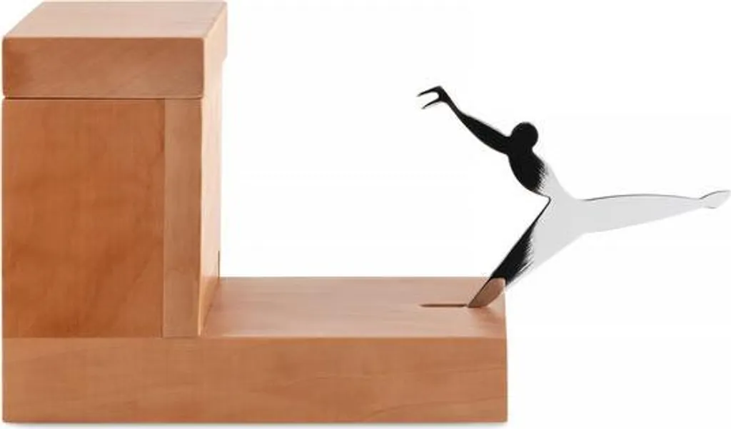Dispenser Stuzzicadenti Alessi Branzi CO1369 | Legno Pregiato