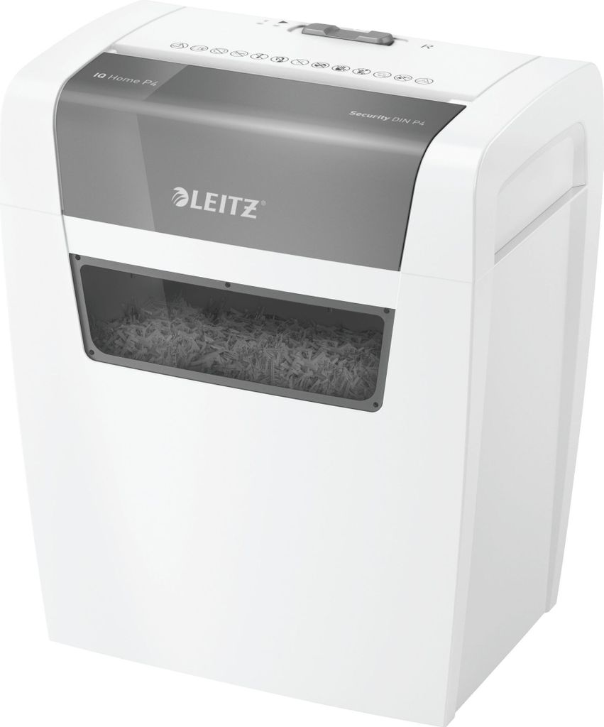 LEITZ IQ Home Aktenvernichter mit Partikelschnitt P-4, 4 x Produktbild 10
