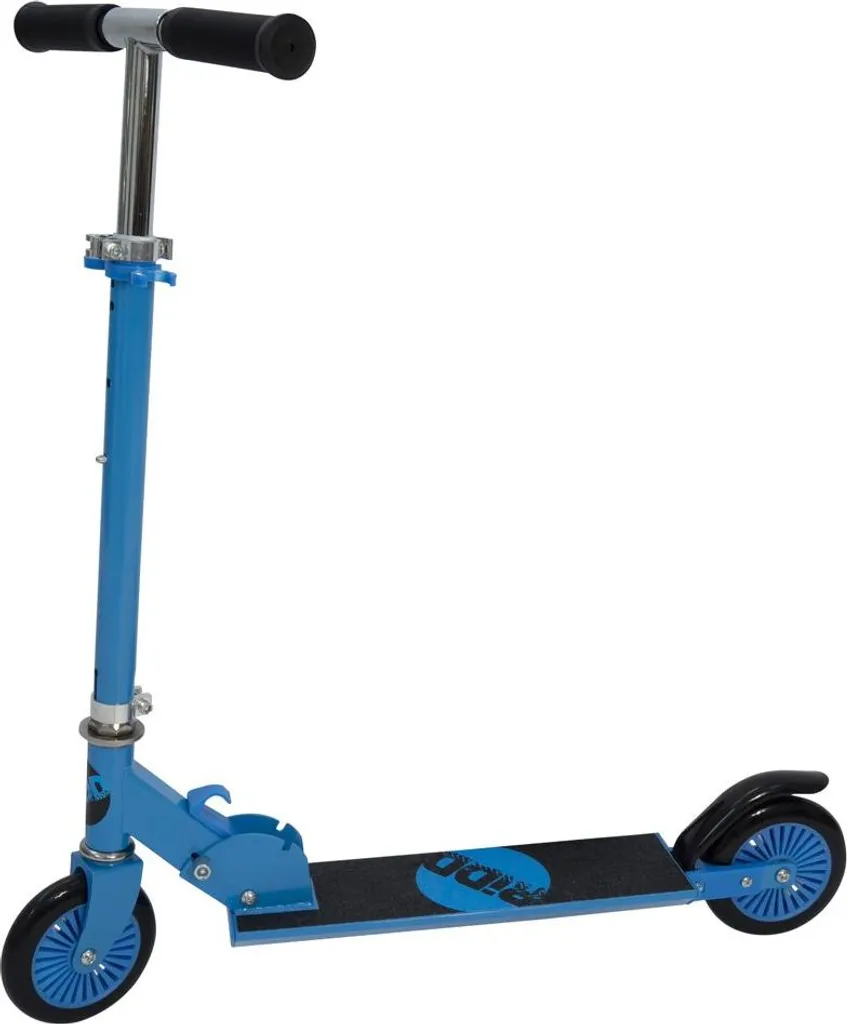 Trottinette pliable enfant pour trajets école avec roues 125mm Bleu PU