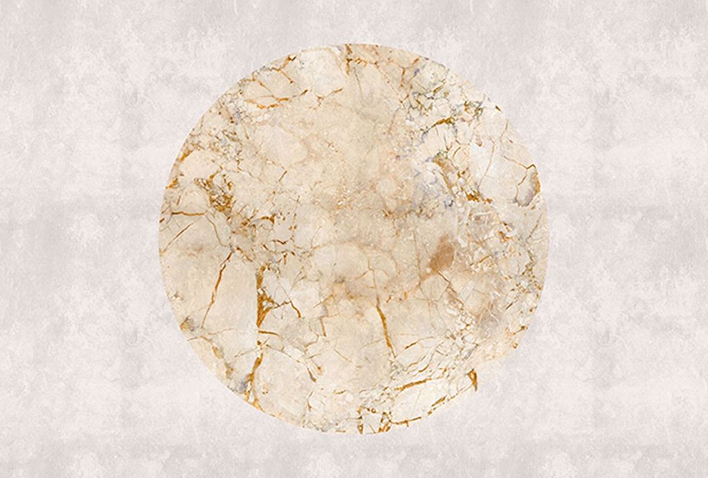 Tadessi Fototapete | Marmor | 4.00 m x 2.70 m | Gold | Gelb | Wandbild | Digitaldruck