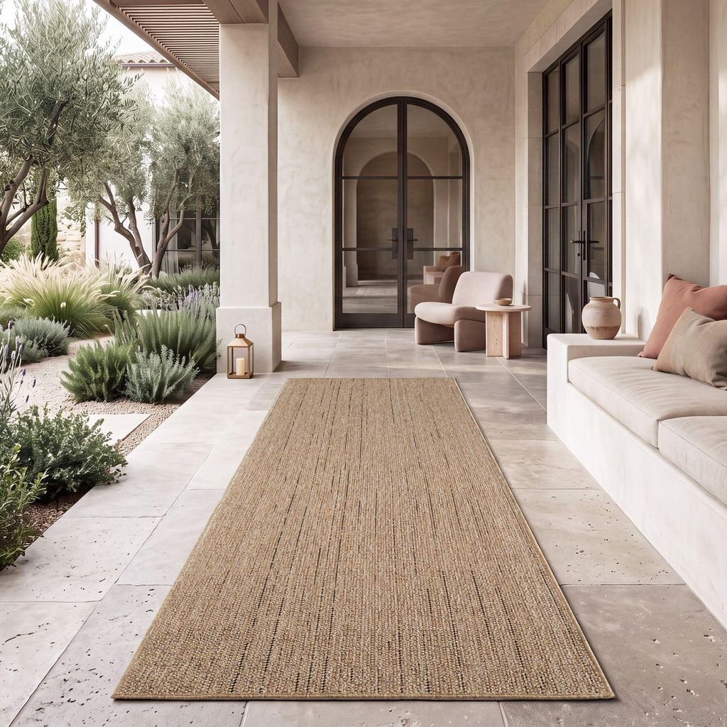TT Home Waschbarer In-& Outdoorteppich Wetterfest Garten Produktbild 