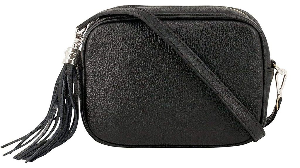 Leichte Damen Schultertasche aus italienischem Leder Produktbild 