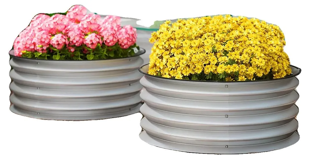 Table de culture métallique 122cm, charge 100kg pour potager urbain