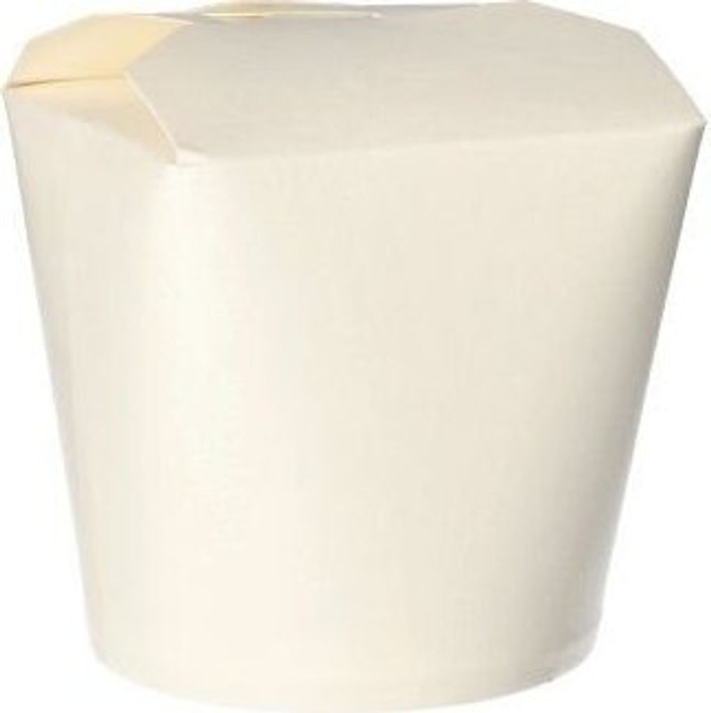 Snackboxen "To Go" eckig 750 ml 10,1 cm x 10 cm x 9,1 cm weiss