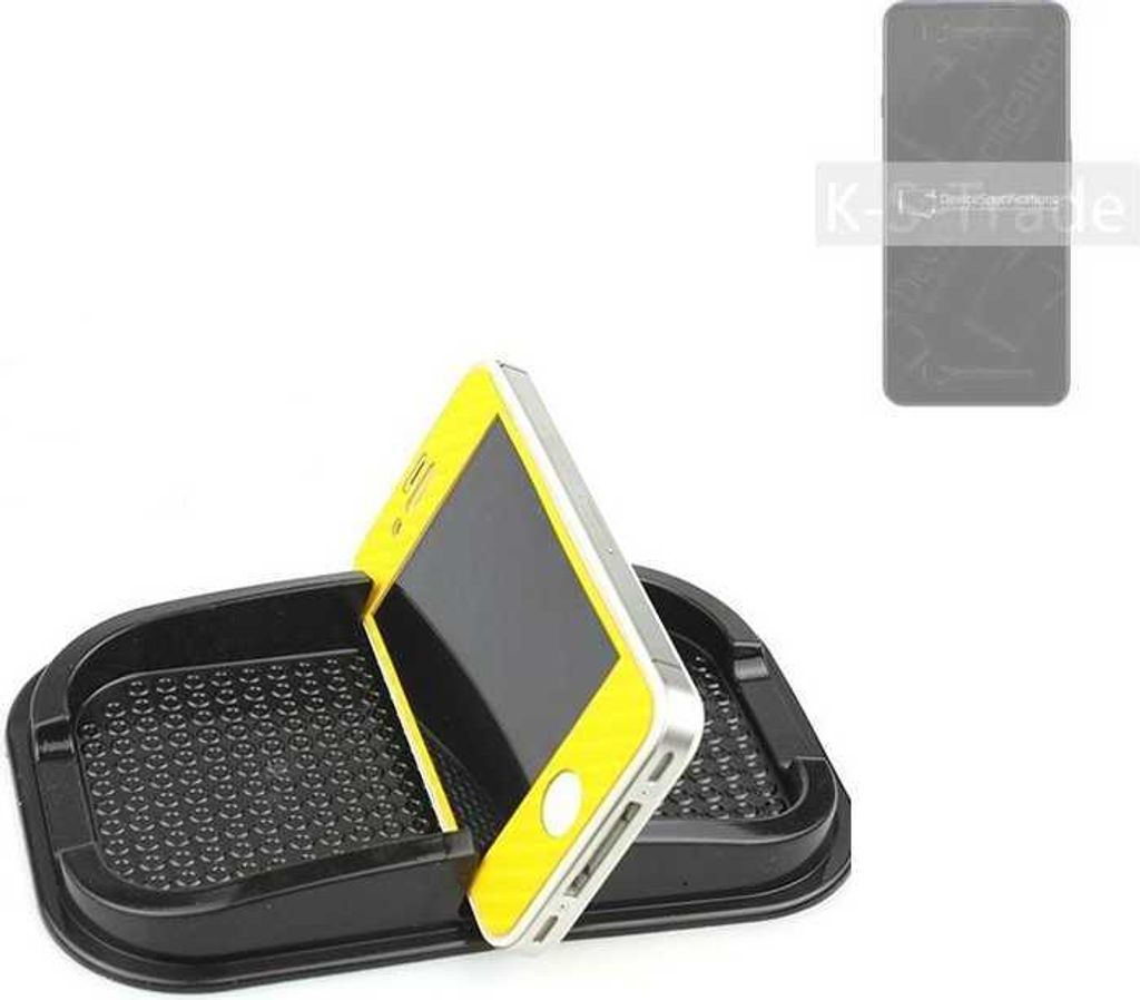 K-S-Trade Auto Anti Rutsch Matte Smartphone-Halter kompatibel mit nubia Red Magic 7 Pro Haft Pad Armaturenbrett Handy-Halterung Silikon
