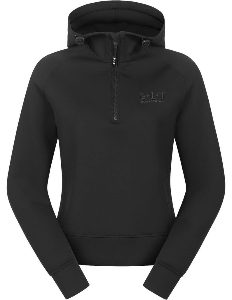 E.L.T Hoodie Damen Regensburg HW 2025 Funktions-Pullover Schwarz L