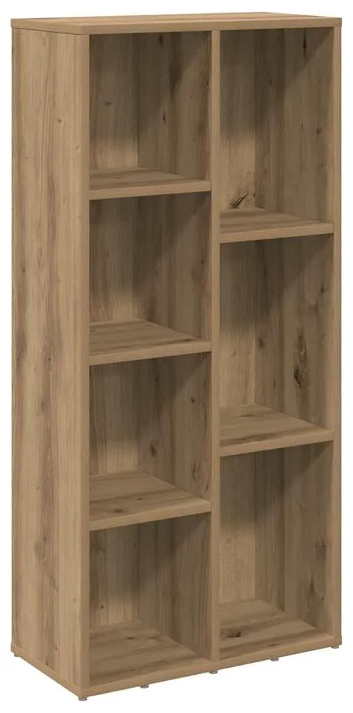 Petite Étagère Livres 50x25x104 cm Chêne Artisan pour Ranger vos Espaces