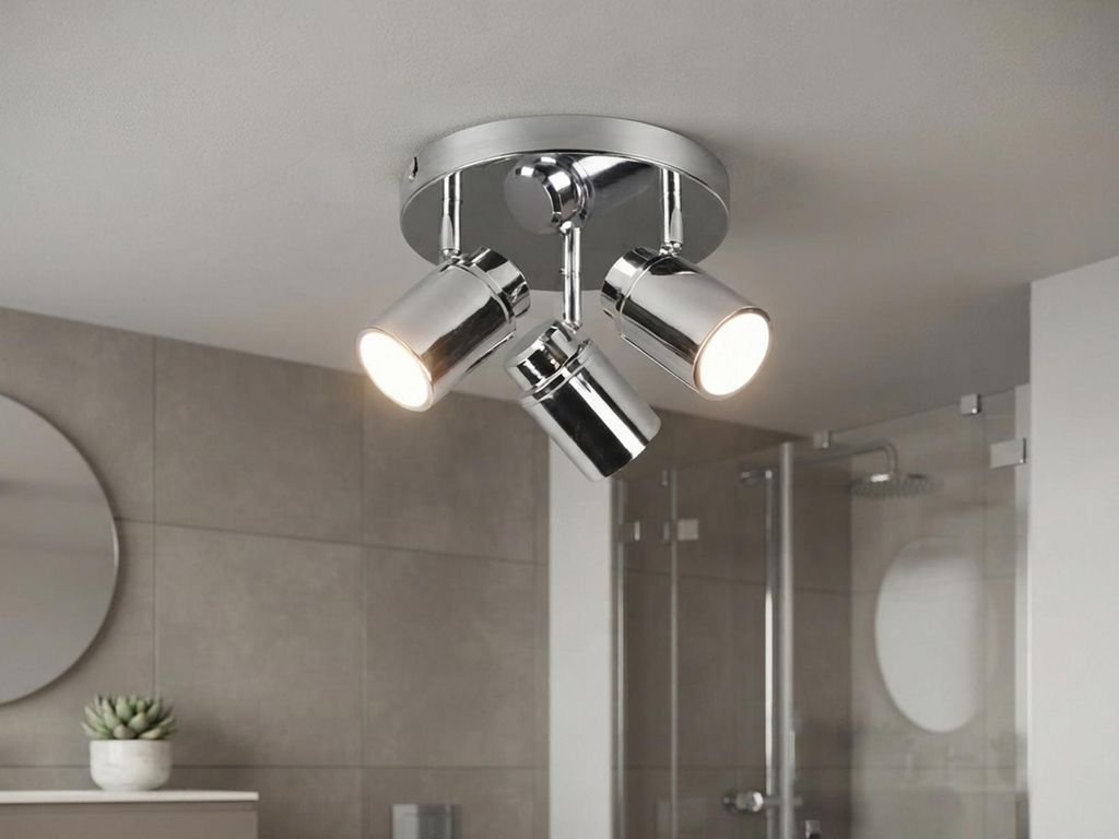 Trio Leuchten Bad Deckenleuchte Angelo 880430306, Metall Produktbild 