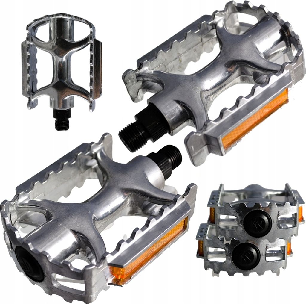 FEIMIN 961 Aluminium MTB Fahrradpedale Silber Produktbild 