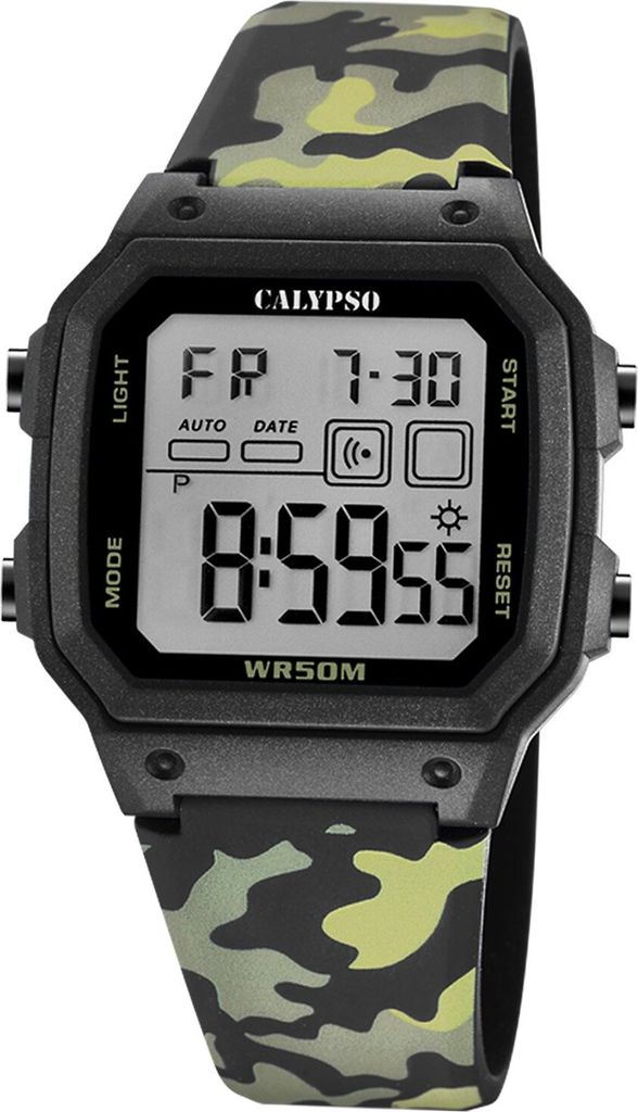 Calypso Digitaluhr Armbanduhr Herren Uhr K5812/4 Camouflage