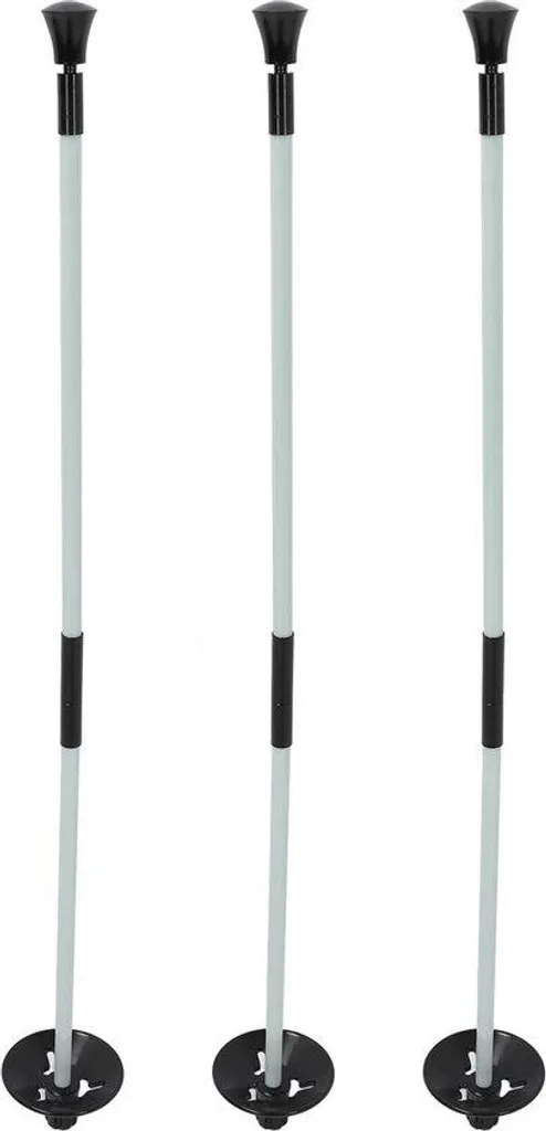 Piquet de golf Golfpraktik en alu et fibre de verre, mât rayé résistant