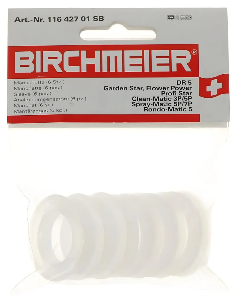 Segments de piston Birchmeier (par 6) pour stopper les fuites de pompe