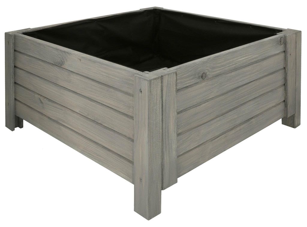 KOTARBAU® Houten Plantenbak - Kiefernhout - 60 x 60 x 30 cm Productafbeelding 