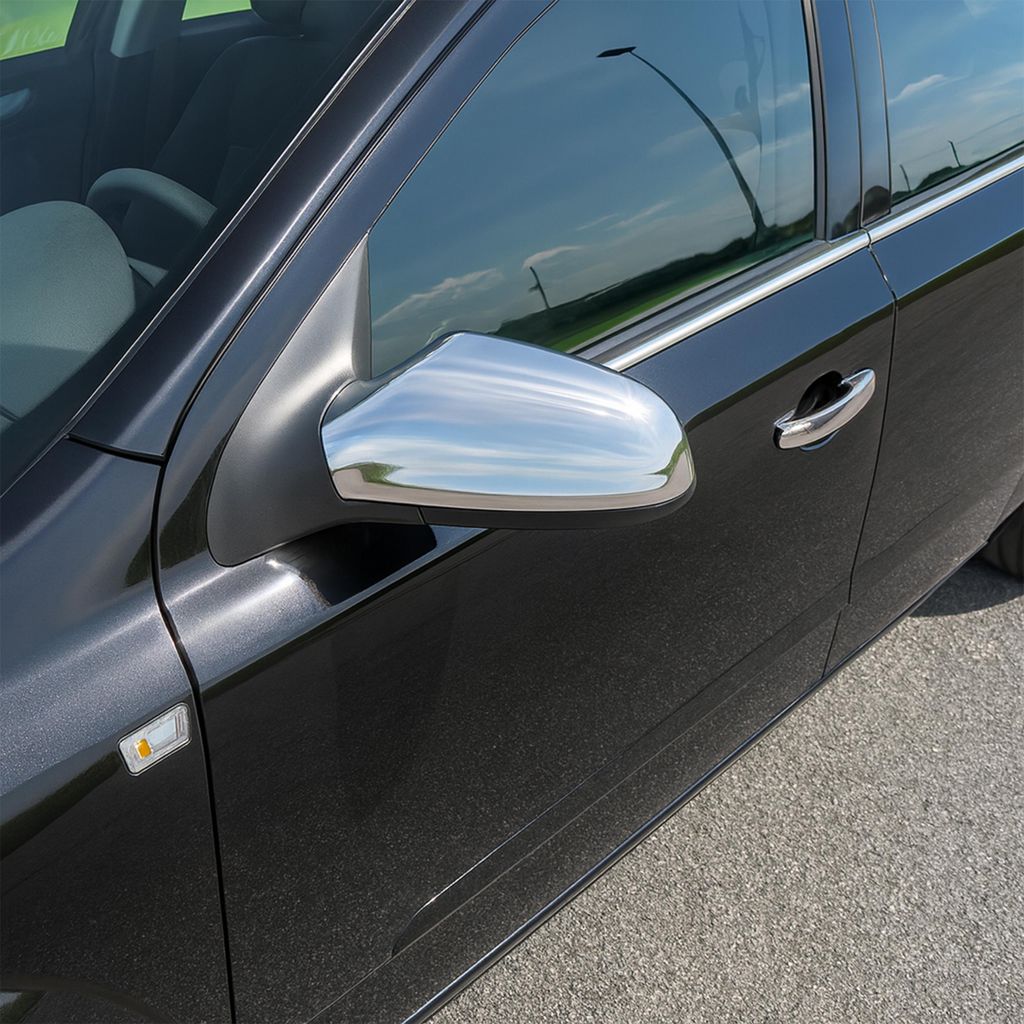 1Set nerezových krytů zrcátek V2A chrom pro Opel Astra H Obrázek produktu 