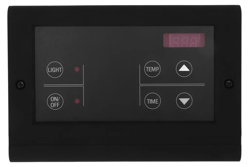 Console de gestion sauna à vapeur pour usage domestique montage mural