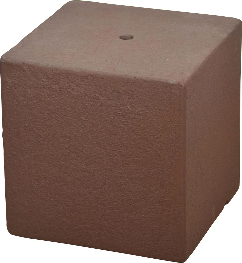 Heissner Gartenbrunnen-Sockel Cube", Terracotta Produktbild 