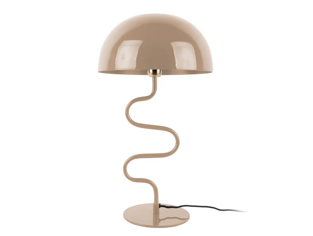 Lampe à poser Twist Marron Doux Leitmotiv - Éclairage d'Appoint Chic