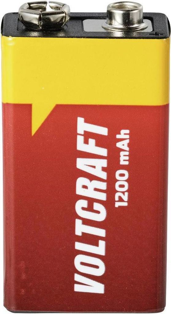 VOLTCRAFT VC-9V-Li-1200mAh 9 V Block-Batterie Li-SoCl2 1200 mAh 1 St.