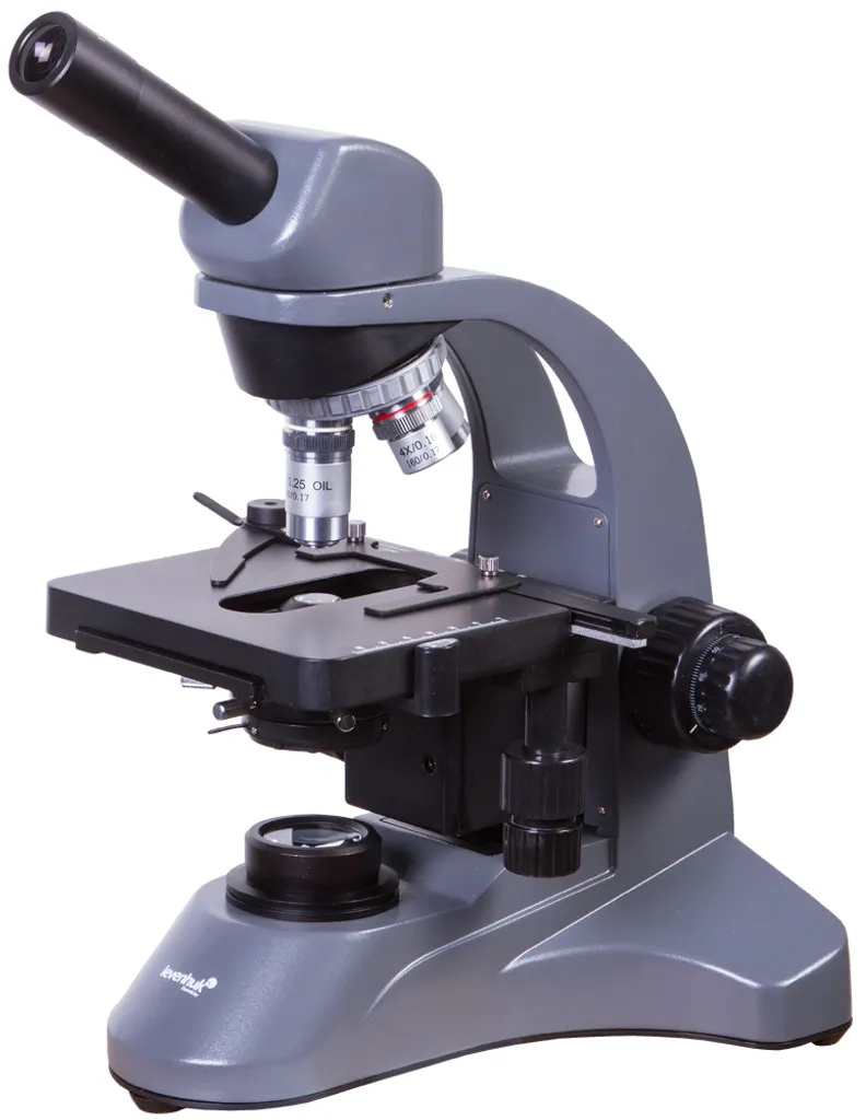 Microscope monoculaire Levenhuk 700M idéal pour les laboratoires et facs