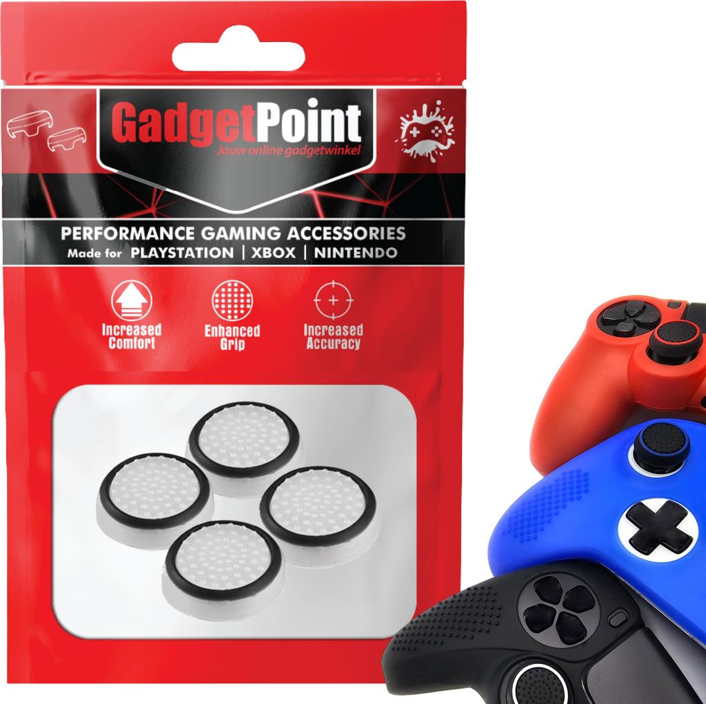 Thumbgrips - Thumb Grips voor PlayStation, PS5, Xbox X/S, One & Switch Pro Controller - Gaming Thumbgrips - Performance Anti-Slip Thumbsticks - Bes...