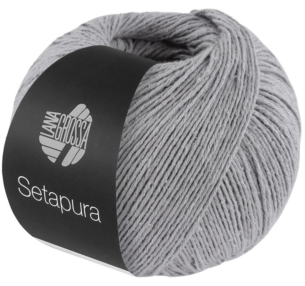 Lana Grossa - Setapura 0020 eisgrau Produktbild 