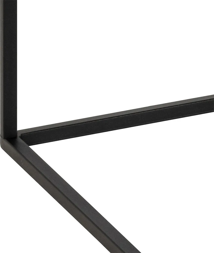 Table basse noire Barossa : un meuble robuste et facile à nettoyer
