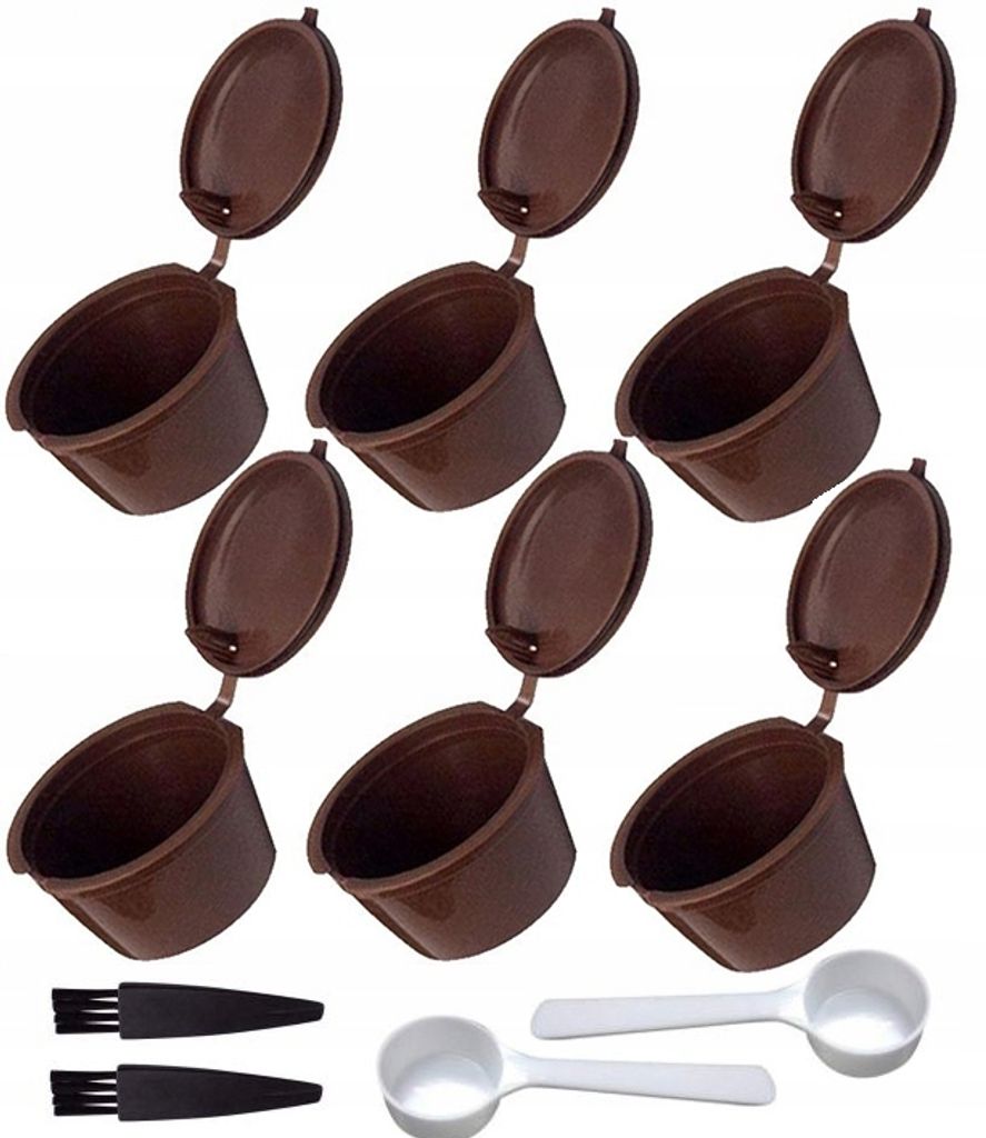 6er Set Wiederverwendbare Kaffeekapseln – Nachhaltiger Nachschub für Ihren Kaffee