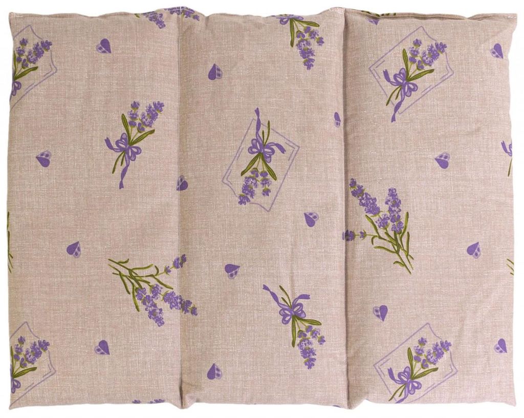 GIRAFFENLAND Johanniskernkissen groß 40x30cm - 3-Kammer - Landhausstil Romantik - Wärmekissen - Körnerkissen