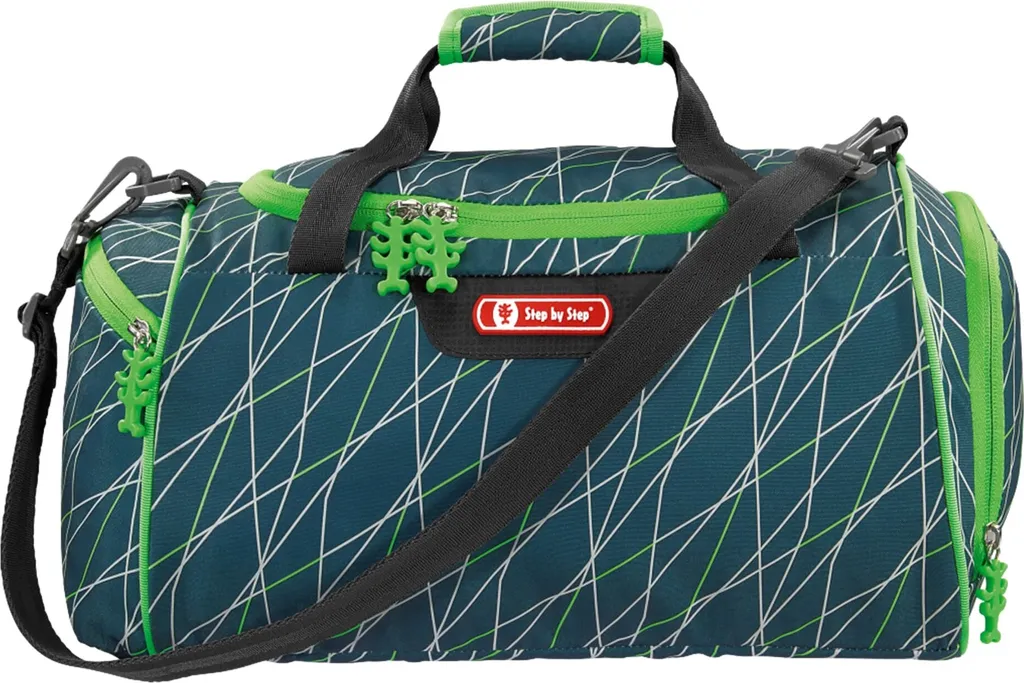 Sac de sport enfant Soccer World Step by Step vert : fini les affaires humides