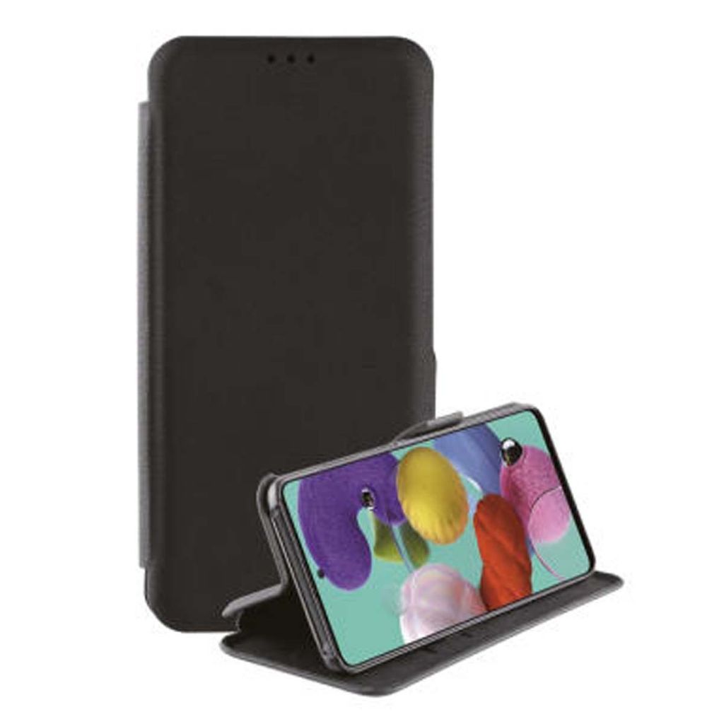 VIVanco Buchklapptasche kompatibel mit Samsung Galaxy A51, Casual, Inkl. Kreditkartenfächer, Easy Slide Out Funktion, Integrierter Magnetverschl...