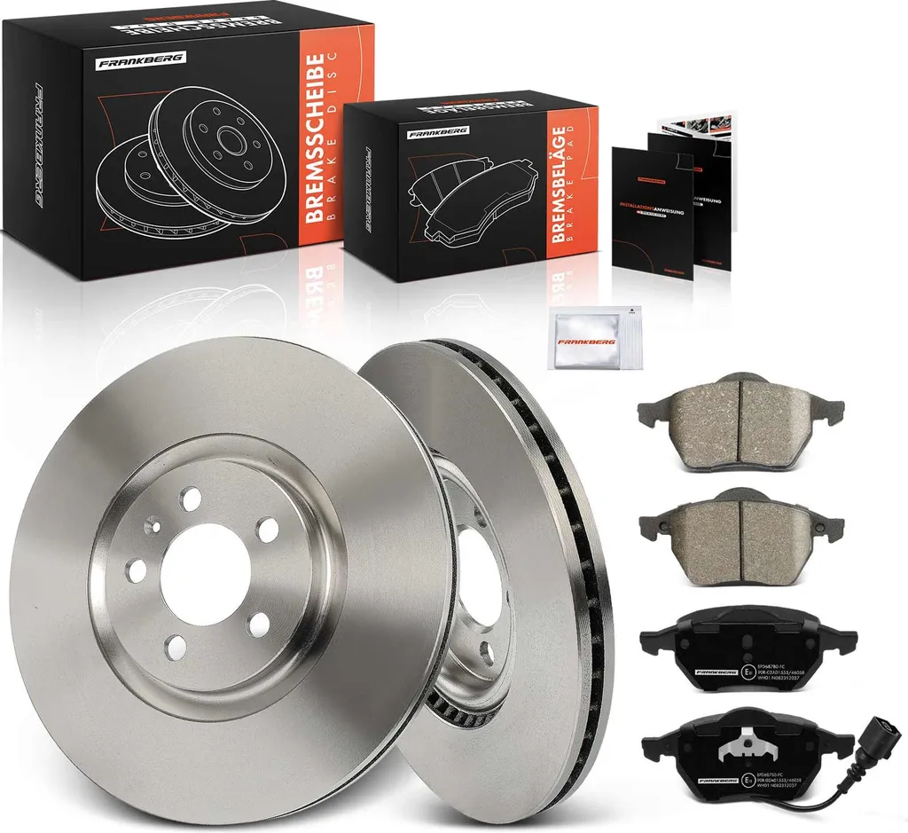 Disques de Frein et Plaquettes Avant pour Seat Ibiza III et Leon 1M1