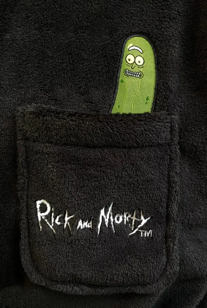 Accappatoio Pickle Rick Rick & Morty in Pile - Comfort Morbido e Originale - 2
