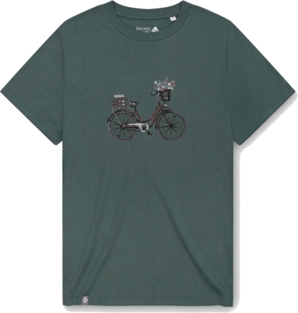 Bavarian Caps Damen Motiv T-Shirt , Expresslieferdienst - Grün, XXL