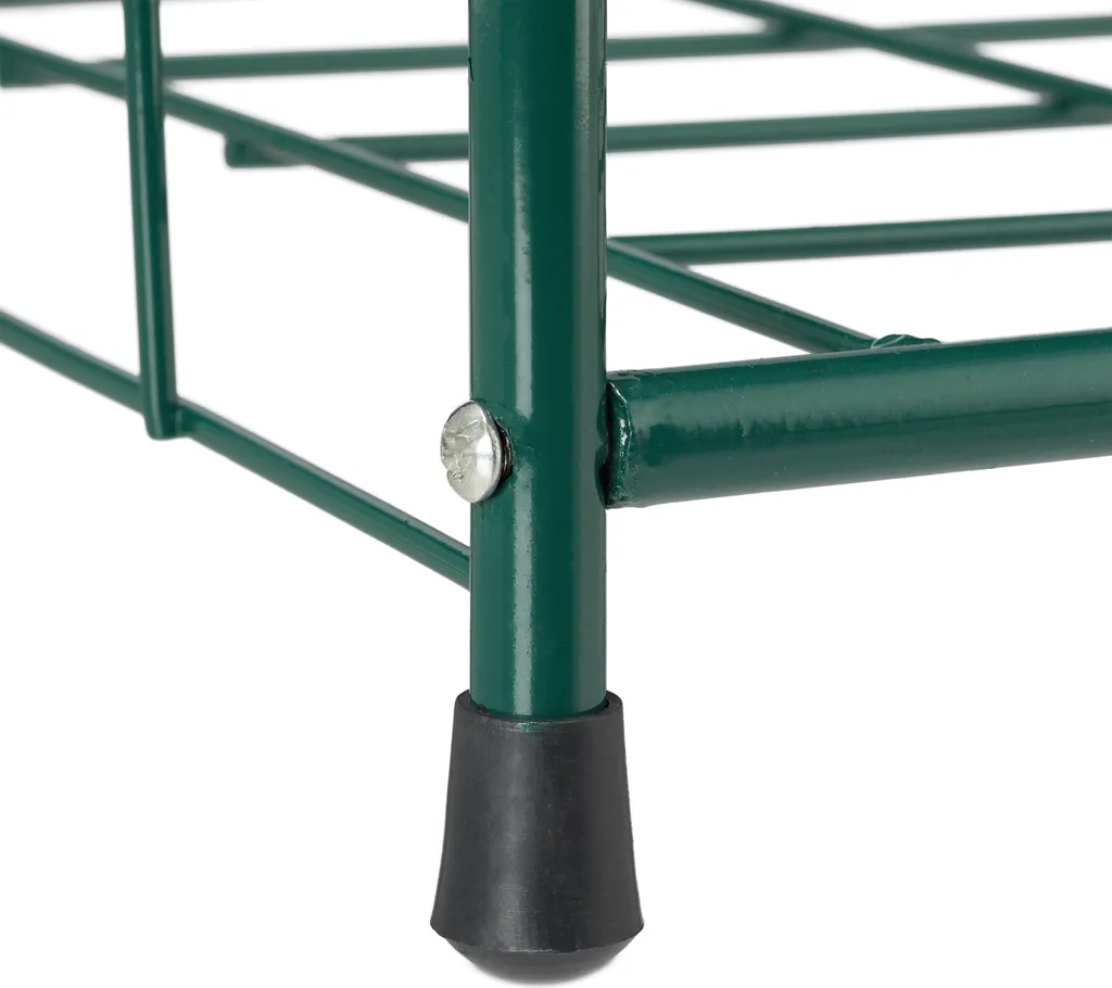 Relaxdays Support d'outils de jardin vertical mural en acier robuste - 7