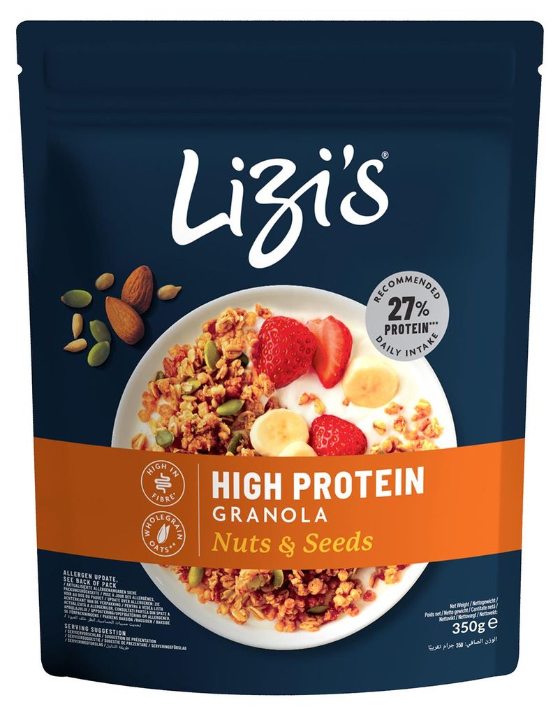 Lizi's Granola High Protein Nuts & Seeds 350g Produktbild 