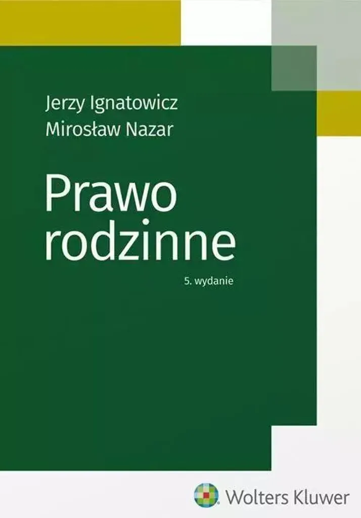Droit de la famille polonais Prawo rodzinne édition juridique 2024
