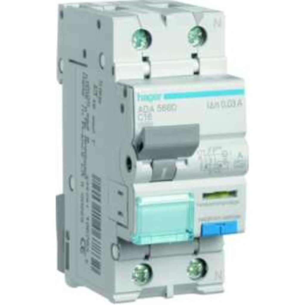 Hager FI-Schalter CDA440D 4P 6kA 40A 30mA Typ A, 1 Stk.