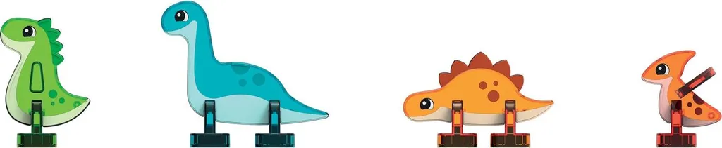 Blocs de construction magnétiques dinosaure : kit éducatif de 25 éléments - 3