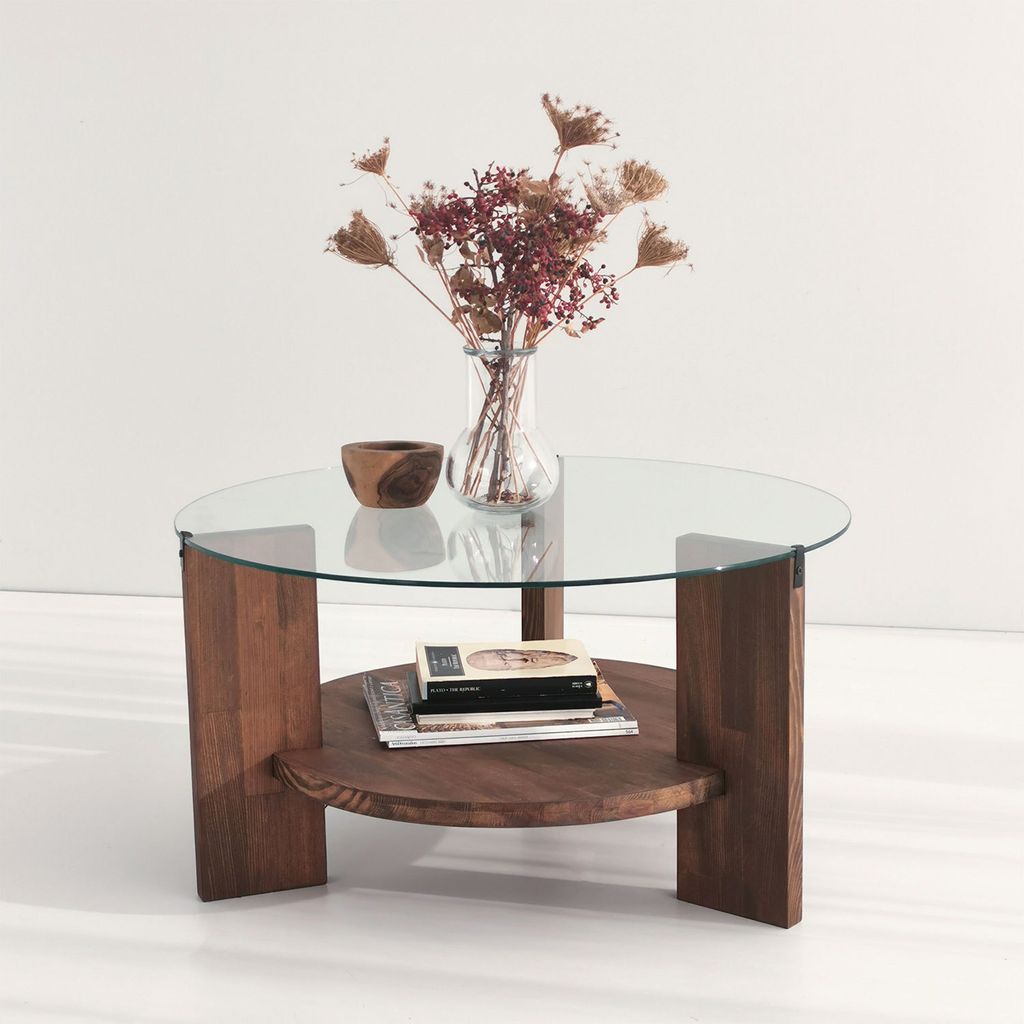 Skye Decor, Mahal, Couchtisch, Nussbaum, 100% GEHÄRTETES Produktbild 