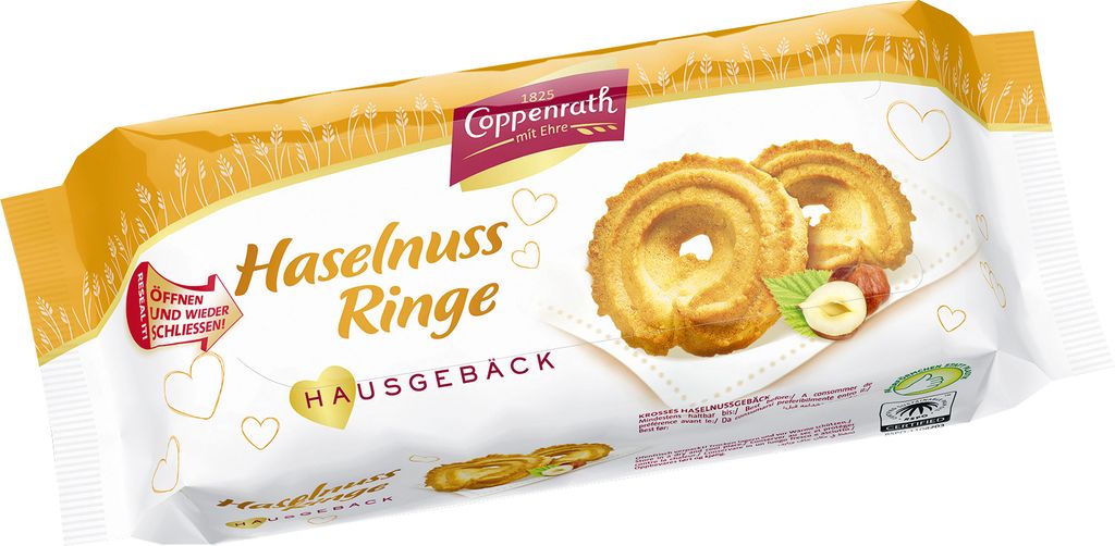 Kroužky lískových oříšků Coppenrath Obrázek produktu 