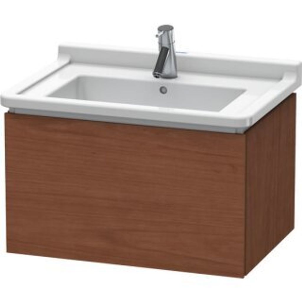 Duravit Waschtischunterbau L-CUBE 469 x 670 x 408 mm amerikanisch nussbaum