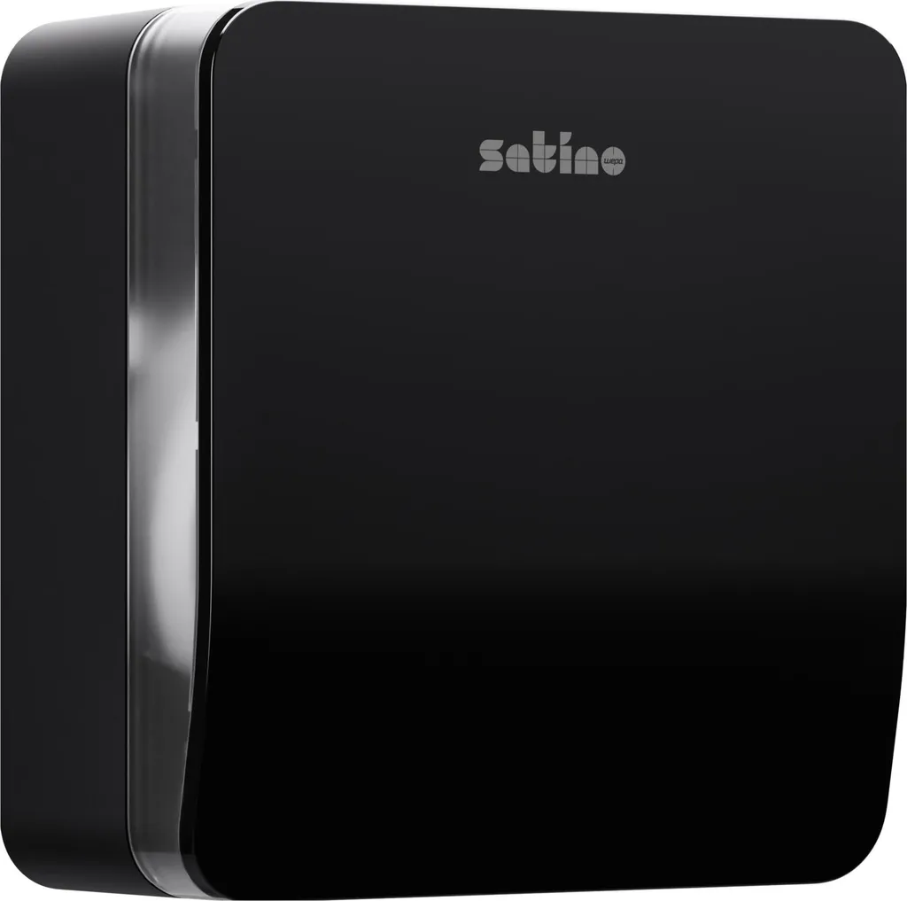 Distributeur Satino 333405 Noir Anti-Gaspillage Papier Jumbo S