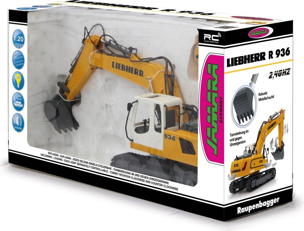 Jamara Bagger Liebherr R936 1:20 2,4GHz ,405060 Produktbild 18