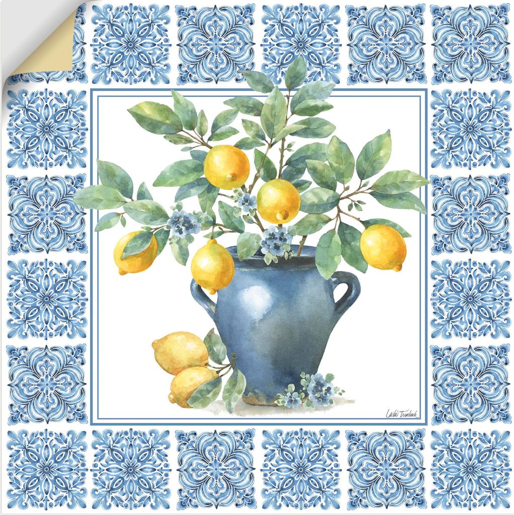ARTland Wandbild, selbstklebend Le Citron VI Größe: 70x70 cm